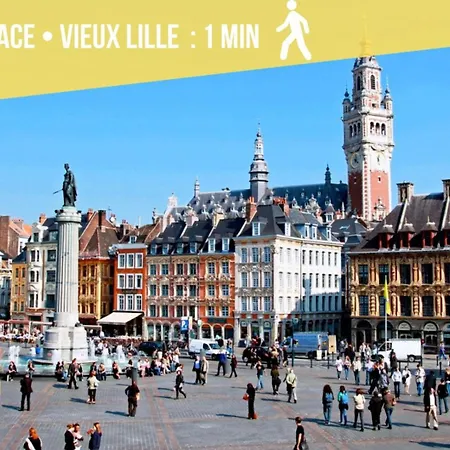 Centre - 1br In The Heart Of Lille! * ליל
